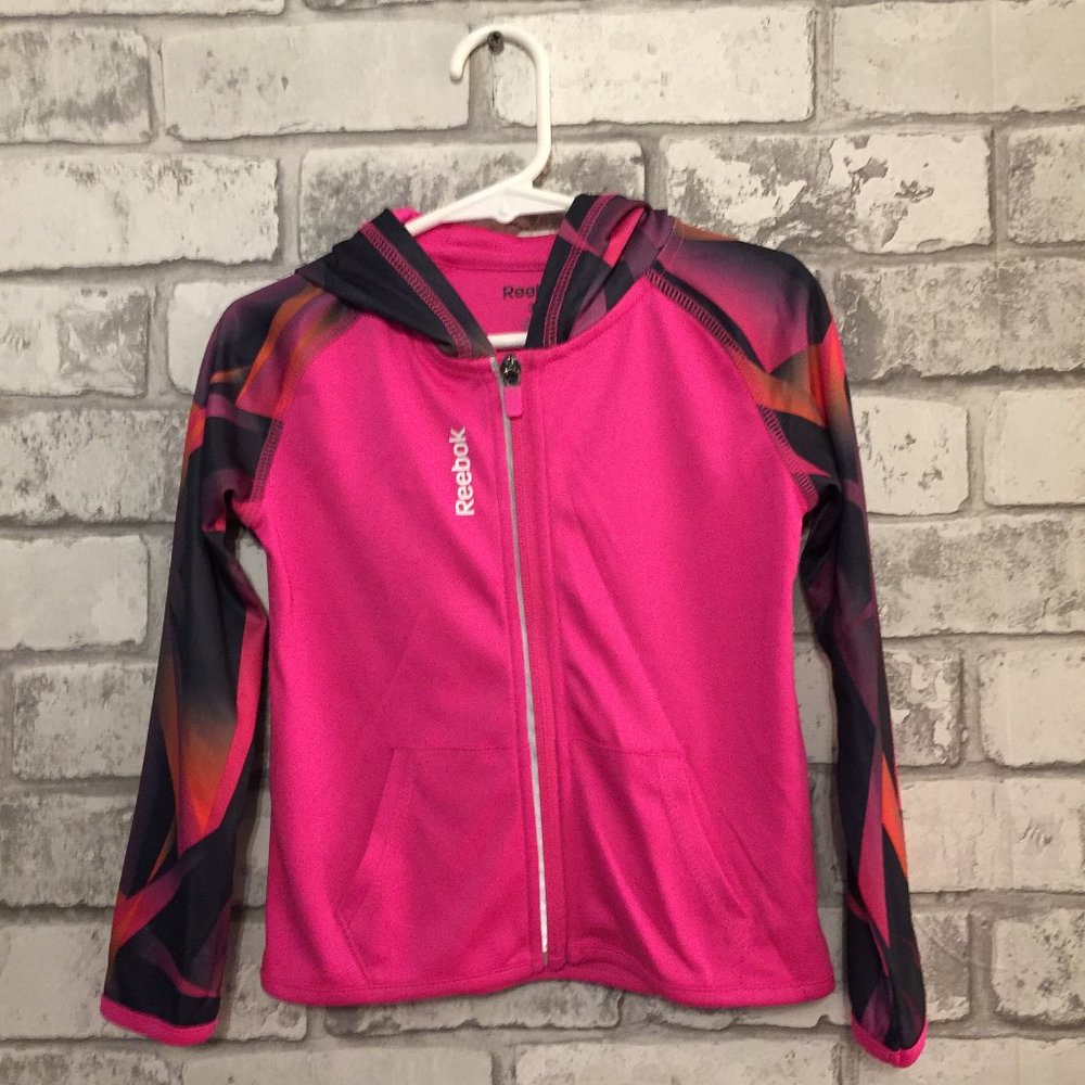 NWT Reebok Multi-Colored Zip-Up Jacket Size 3